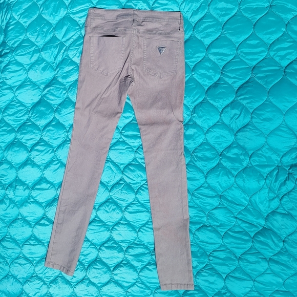 Guess Super Stretchy Silver Jeggings - Picture 4 of 5